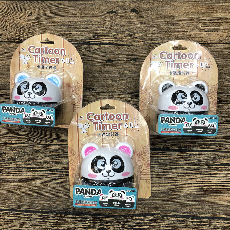 机械计时器RB-508新款卡通熊猫定时器可爱呆萌厨房美容午睡计时器详情16