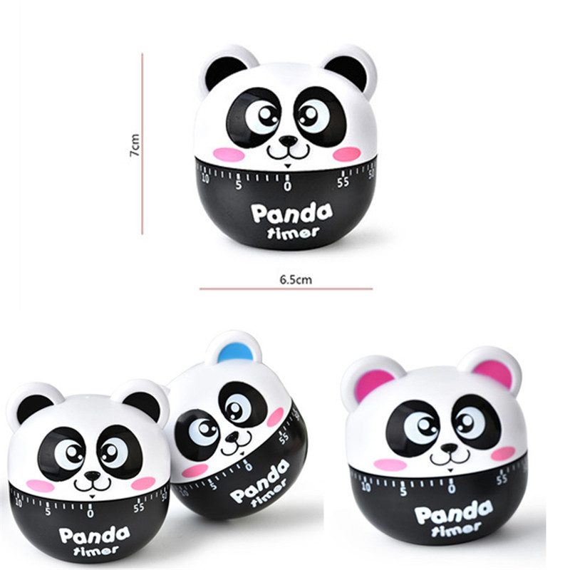 机械计时器RB-508新款卡通熊猫定时器可爱呆萌厨房美容午睡计时器详情2