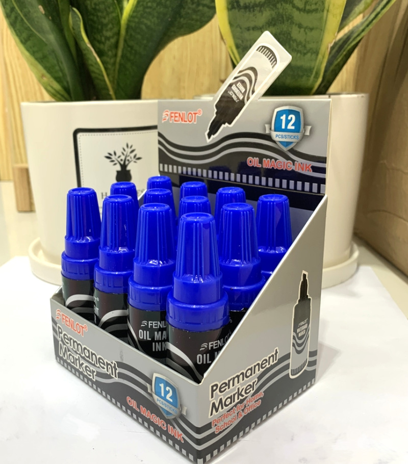 FENLOT marker oil knife tip big pen Express delivery shipping mark pen black red blue marker undefined