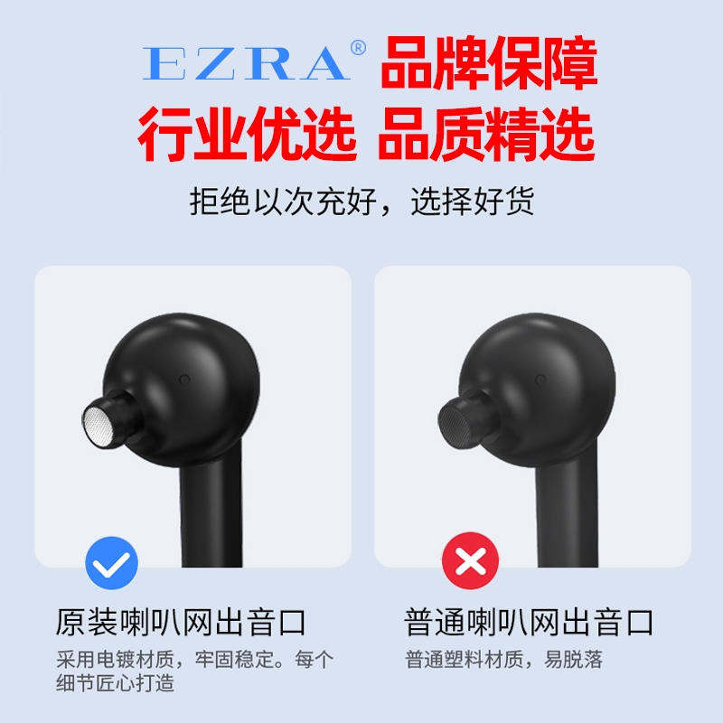 EZRA爆款私模蓝牙耳机 超长续航无线入耳耳机 双唛降噪运动耳机详情图4