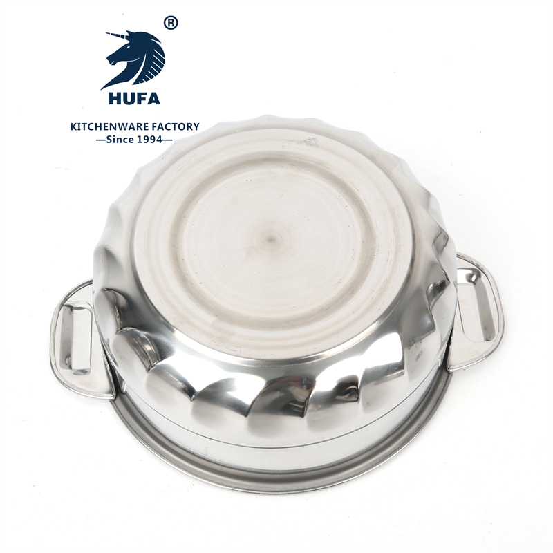 All steel orchid preservation pot with magnetic stainless steel preservation pot all steel flower double ears preservation pot double preservation pot preservation cooking pot kitchen products export Item Picture