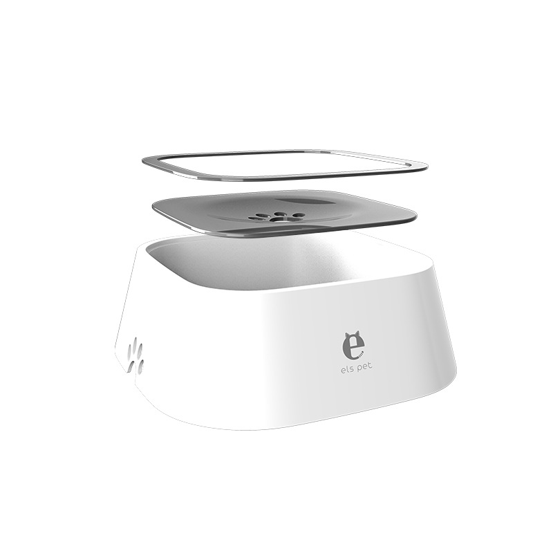 Pet supplies: Water bowls for dogs and cats, non-wet mouths, splash-proof water, automatic water dispensers, floating bowls, large-capacity water bowls details Picture