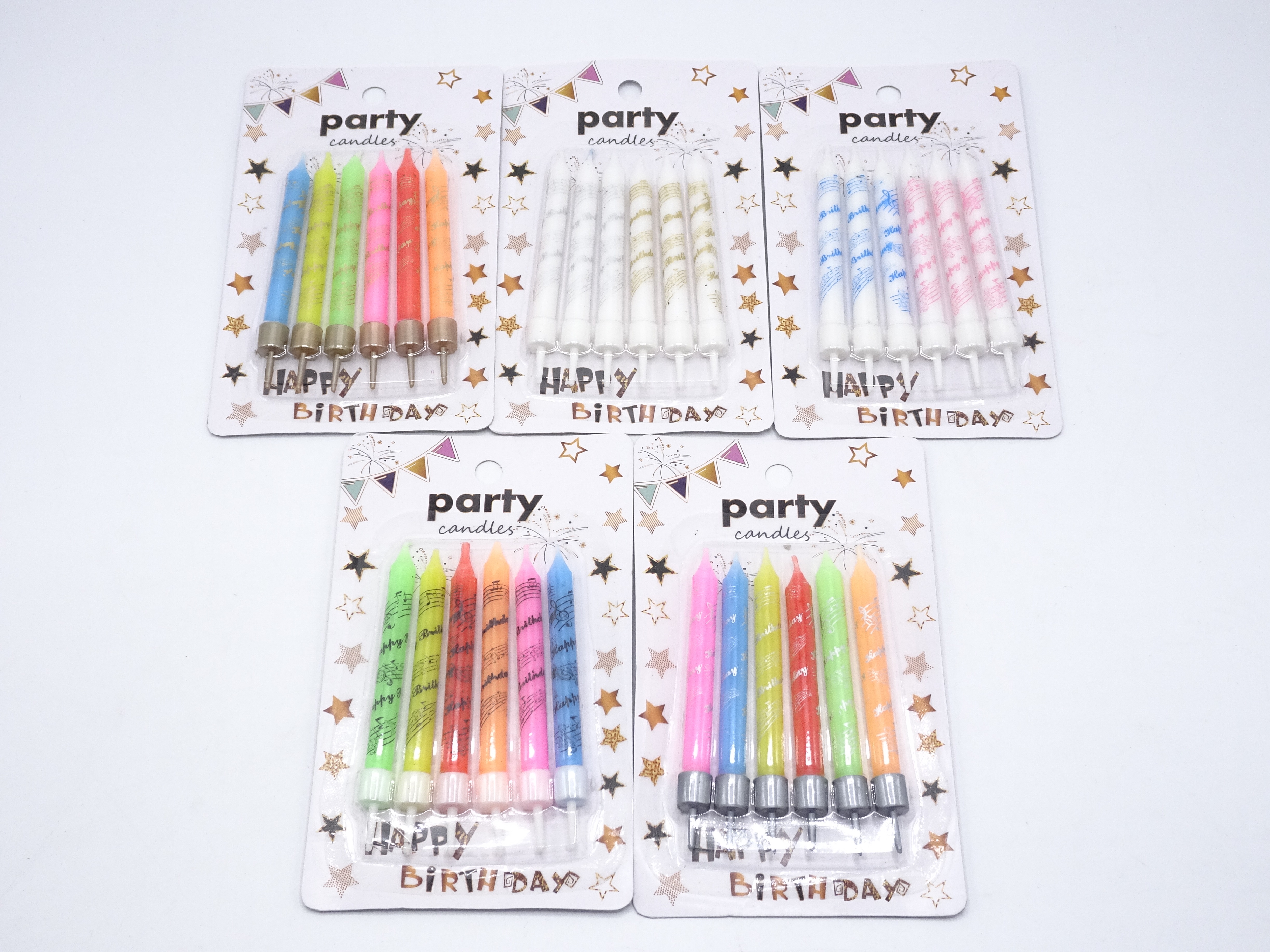 FL7682-6 printed HAPPY note insert round barrel