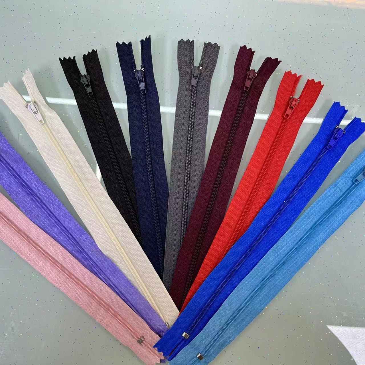factory Nylon zipper, multi-color, automatic head, luggage, clothes, pants, sheets, zippers