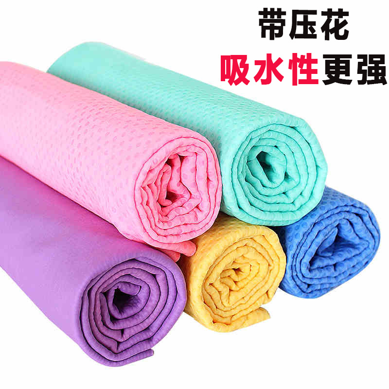 Opp Bag Synthetic Deerskin Towel Large Bucket Car Wash Towel Pet Dry Hair Towel Chicken Cloth Suede Specification drawing