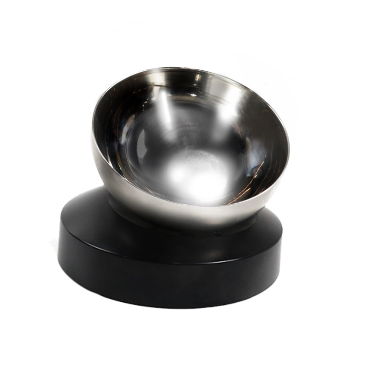 Xiaoyi Future Cat Bowl, adjustable bowl, single bowl for drinking, pet supplies, slanted stainless steel cat and dog food bowl Item Picture
