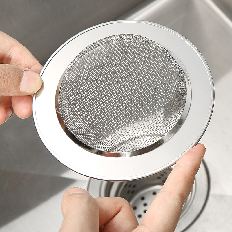 Stainless steel kitchen sink filter