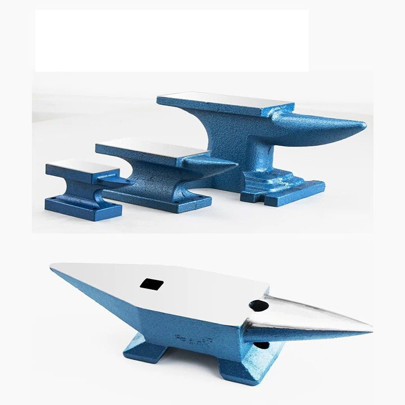 cast iron anvil colors black and blue 220501