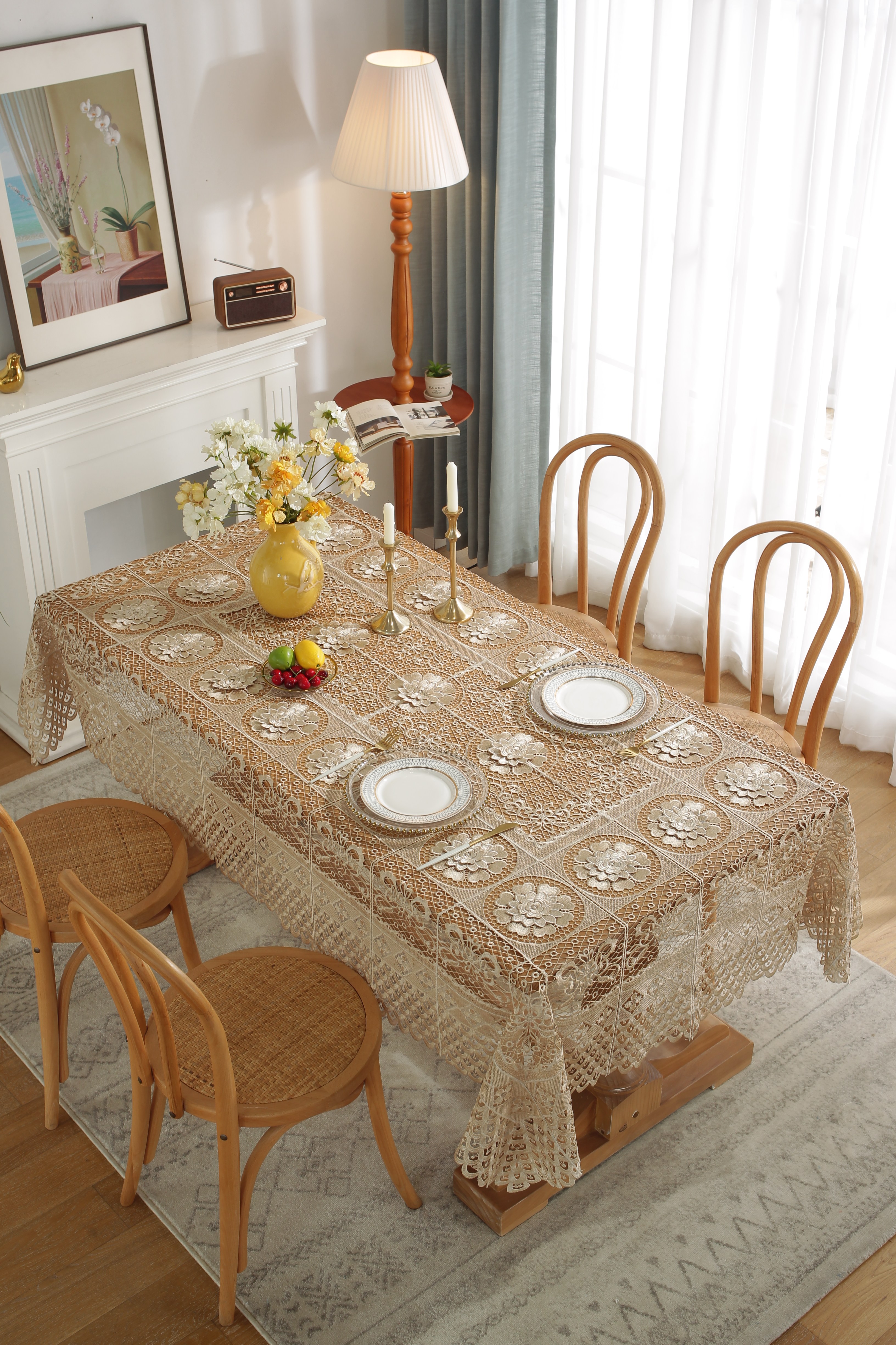 High Grade Water Soluble Table Cloth details Picture