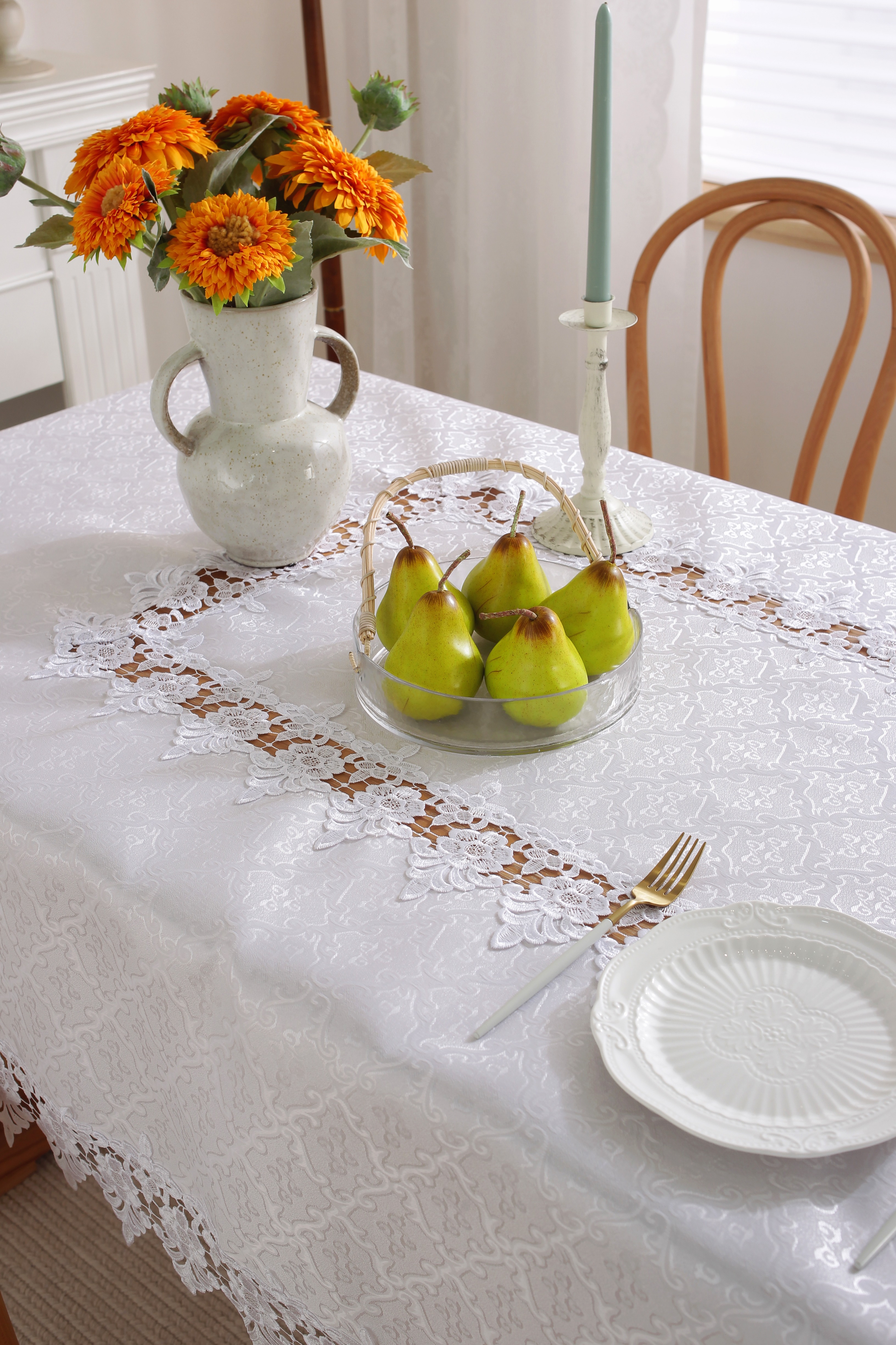 Fancy New Tablecloths