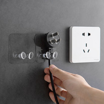 Transparent plug wall hook