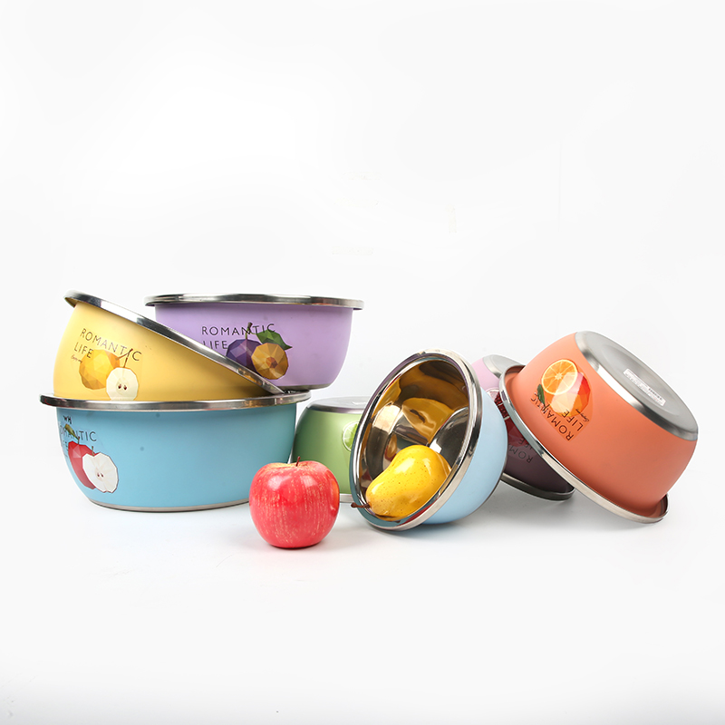 ZHENLONG Polishing Stainless Steel Mixing Nesting Mixing Bowls Set thumbnail