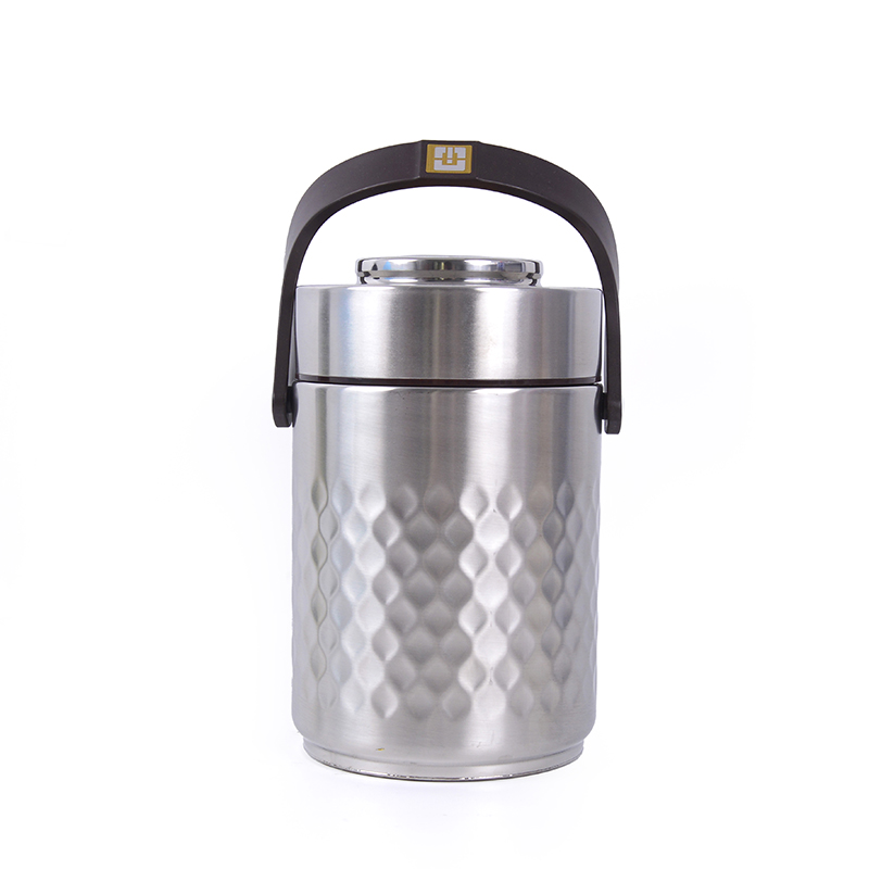 ZHENLONG Large Capacity Vacuum Insulated Heat Preservation Stainless Steel Food Carrier Lunch Box with Handle thumbnail