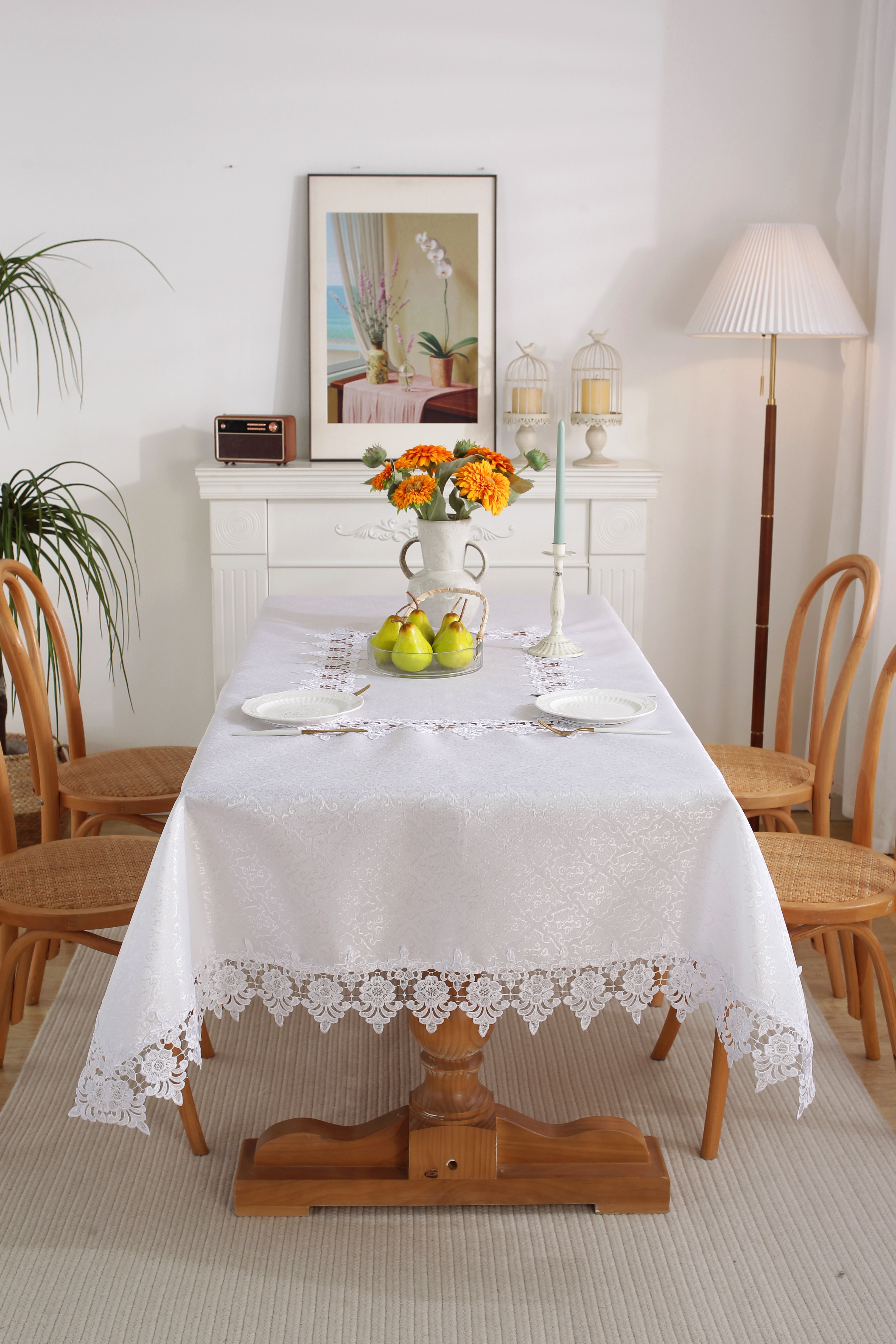 Fancy New Tablecloths details Picture