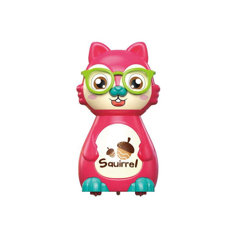 Star Children's Cartoon Squirrel Press Power Toys Source Factory Wholesale Display Box Night Market Stall Toys Application Scenario