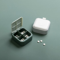 Portable mini pill box