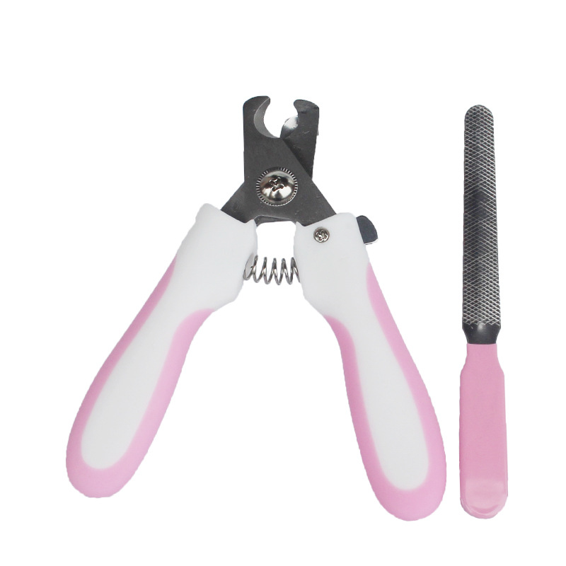 Pet nail clipper set, stainless steel nail clippers for cats and dogs, Teddy and golden retriever trimming and grooming pic 5