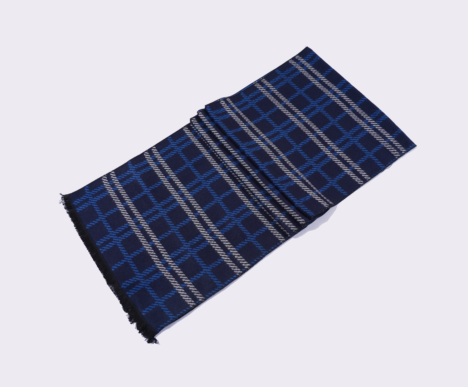 2021 Wholesale new design 30x180cm with logo custom winter men's pattern scarf thumbnail