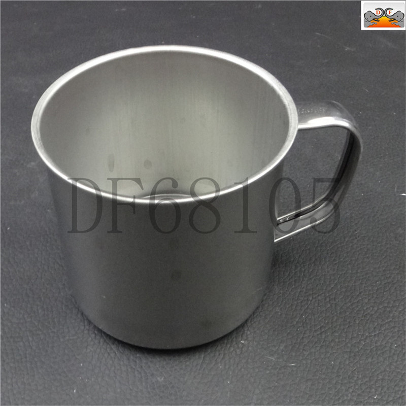 DF68105 cup Stainless steel folding water cup Outdoor camping portable folding handle cup Hiking cup DF TRADING HOUSE