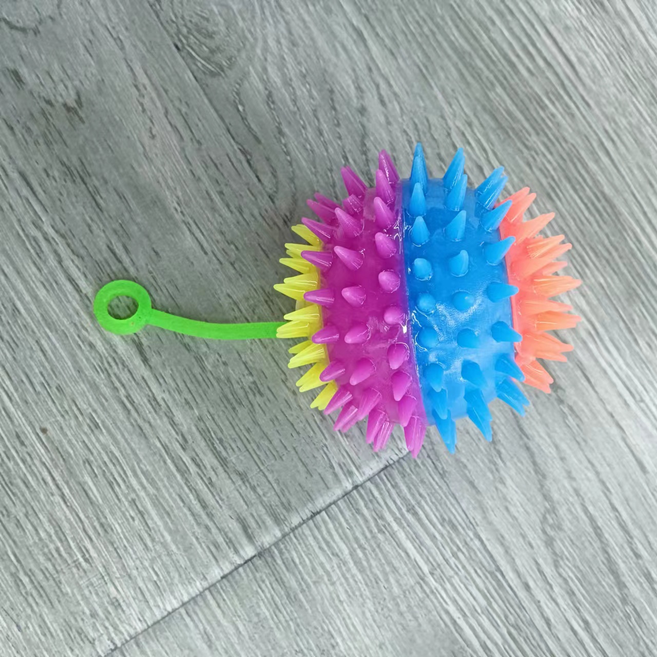 Pet Toy Tooth Cleaning Elastic Ball Bite Resistant Sound Interactive Dog Cross-Border Burr Sea Urchin Toy Ball Wholesale Activities Goods, Pick-Up Only Specification drawing