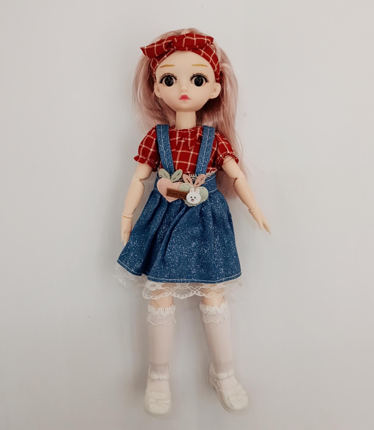 精致好看芭妮比娃娃仿真婚纱裙唯美可爱小礼品玩具关节娃娃详情9