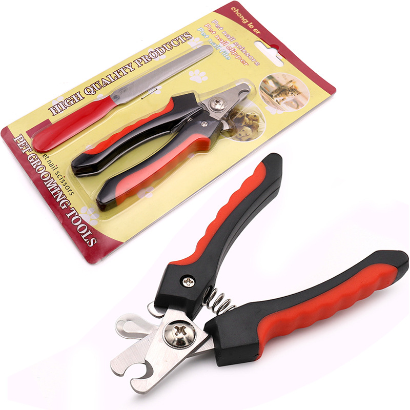 【 Small size 】 File set with card insert pet nail clippers, pet nail clippers Application Scenario