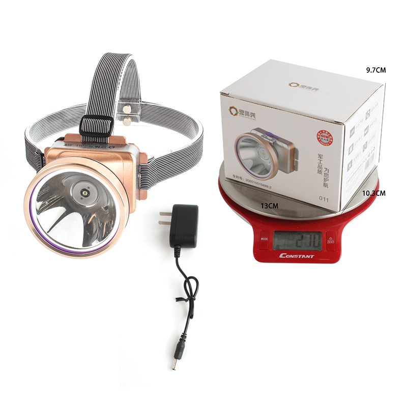 LED强光头灯 持久耐用户外头戴电筒 防水多功能头灯详情3