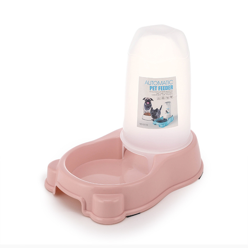 The manufacturer supplies mixed dog foot-shaped pet automatic feeders and drinking pet bowls details Picture