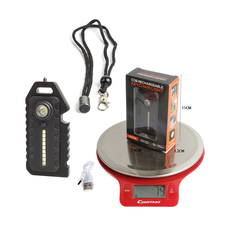 Cross-border bestseller: Ultra-small mini LED light-up flashlight keychain light, strong light, ultra-light and portable Specification image