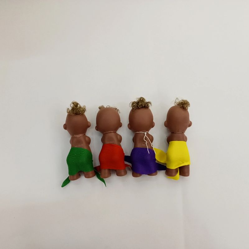 娃娃喜怒哀乐塑胶儿童表情娃 四胞胎玩具OPP袋加卡头详情7