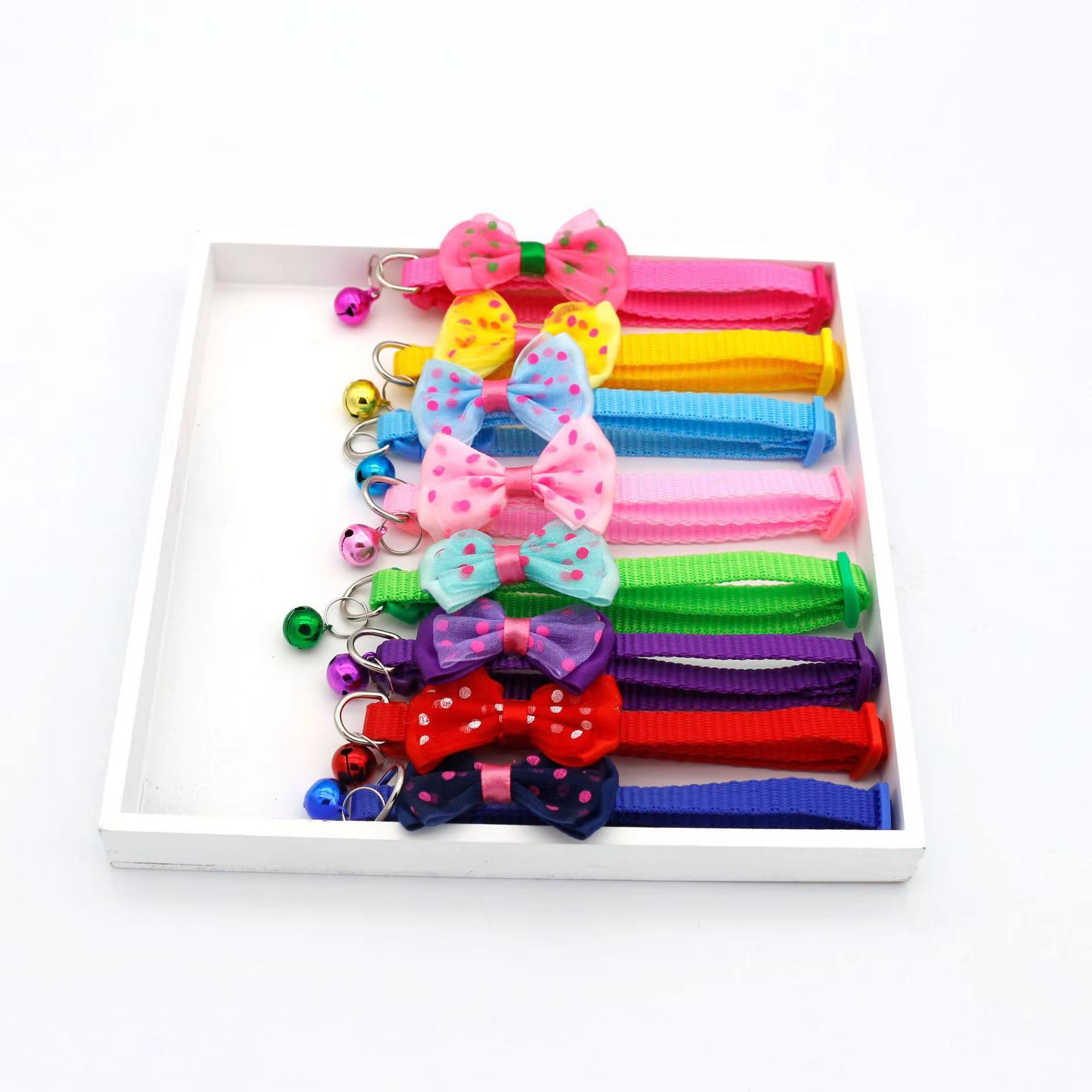 Manufacturers Direct Wholesale Spot Bow Dog Collar