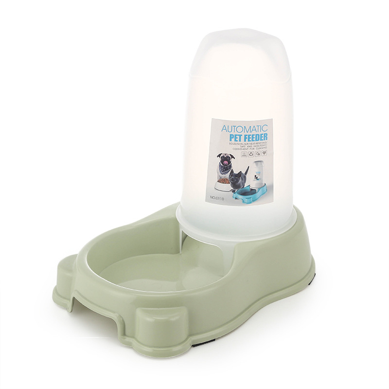The manufacturer supplies mixed dog foot-shaped pet automatic feeders and drinking pet bowls Specification image