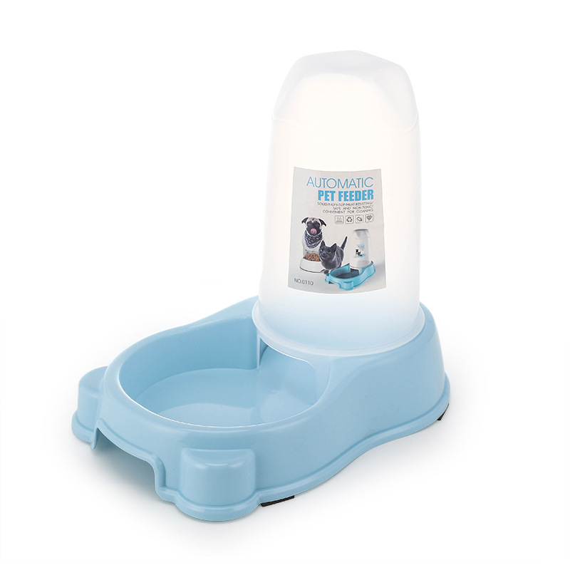 The manufacturer supplies mixed dog foot-shaped pet automatic feeders and drinking pet bowls Application Scenario