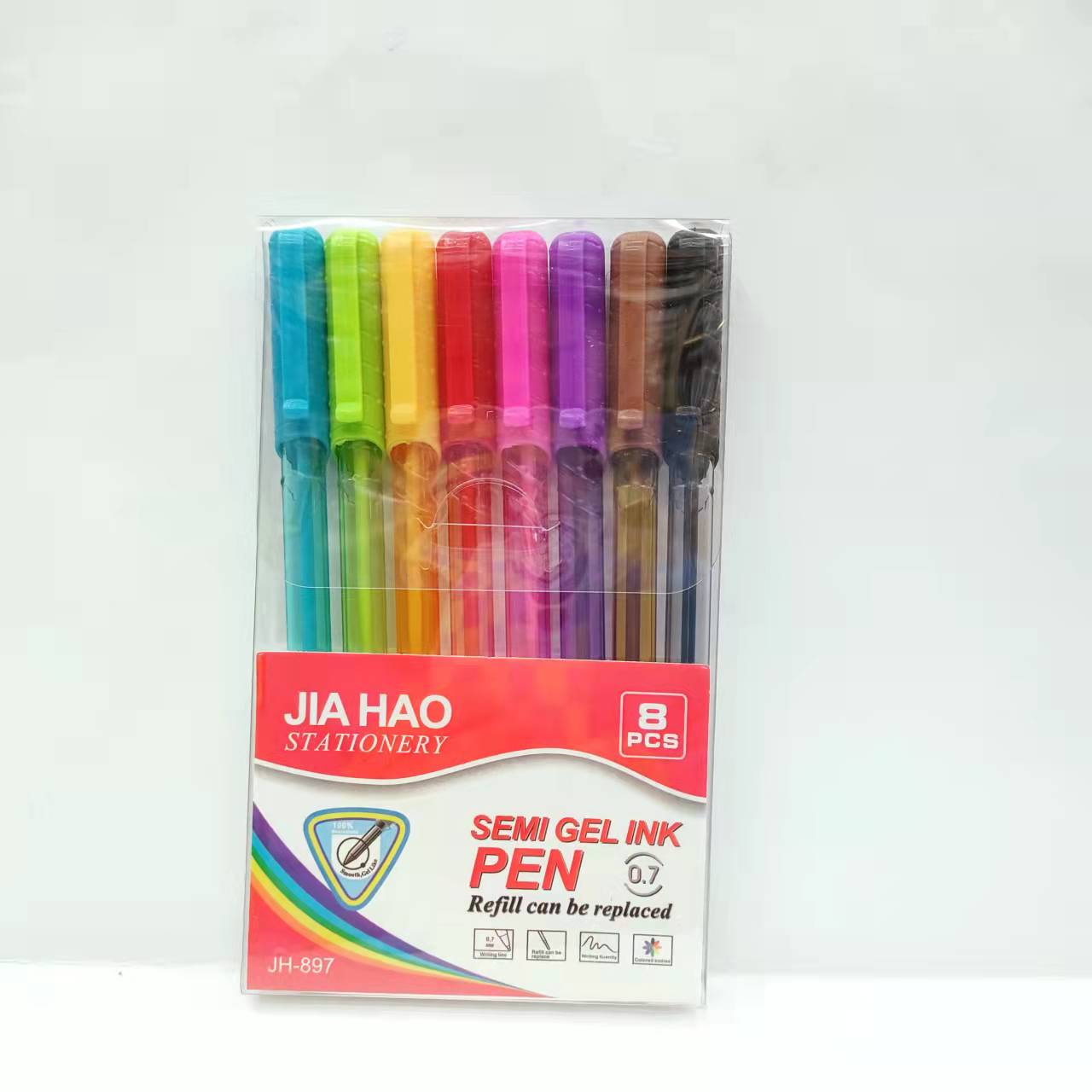 Colorful creative ballpoint pens, writing pens, office signature pens, school supplies, stationery PET boxes pic 9