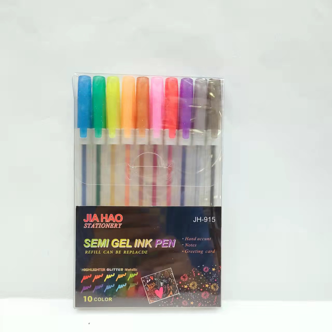 PET colored glittering metal highlighters for children, diy Golden Star Sparkling graffiti drawing, student key marking pens pic 13