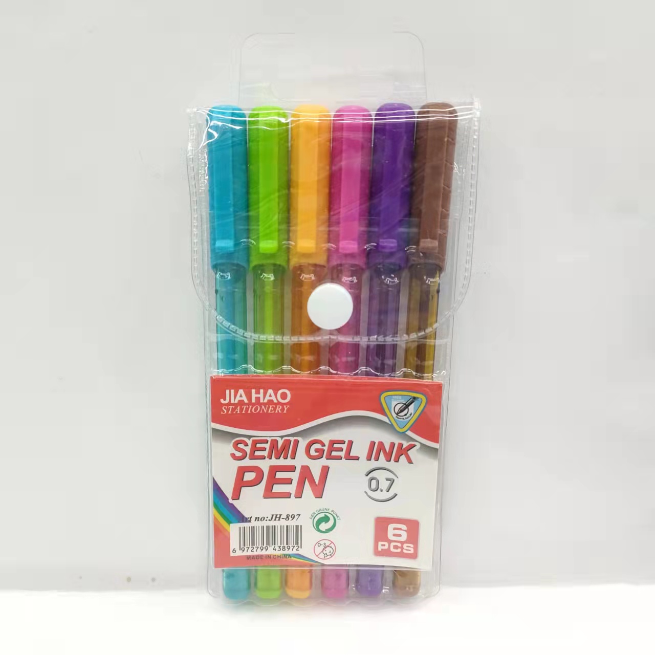 Colorful creative ballpoint pens, PVC writing pens, office signature pens, school supplies pic 4