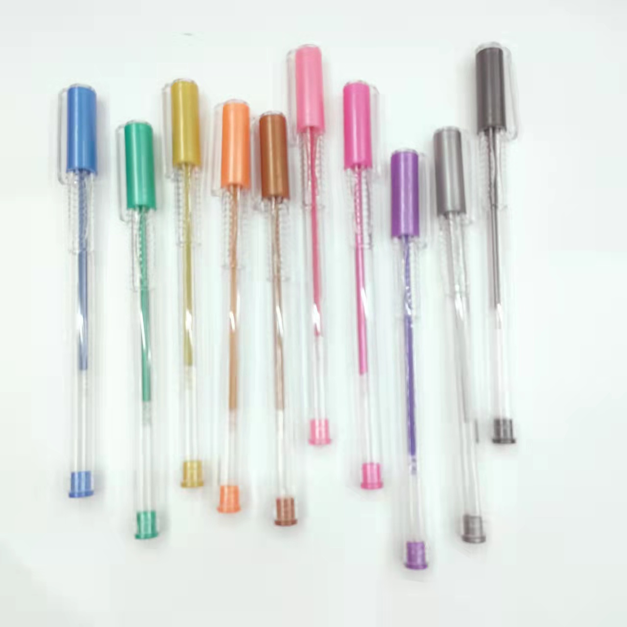 Colorful glittering metal highlighters for children, diy Golden Star Sparkling graffiti drawing, student key marking pen pic 8