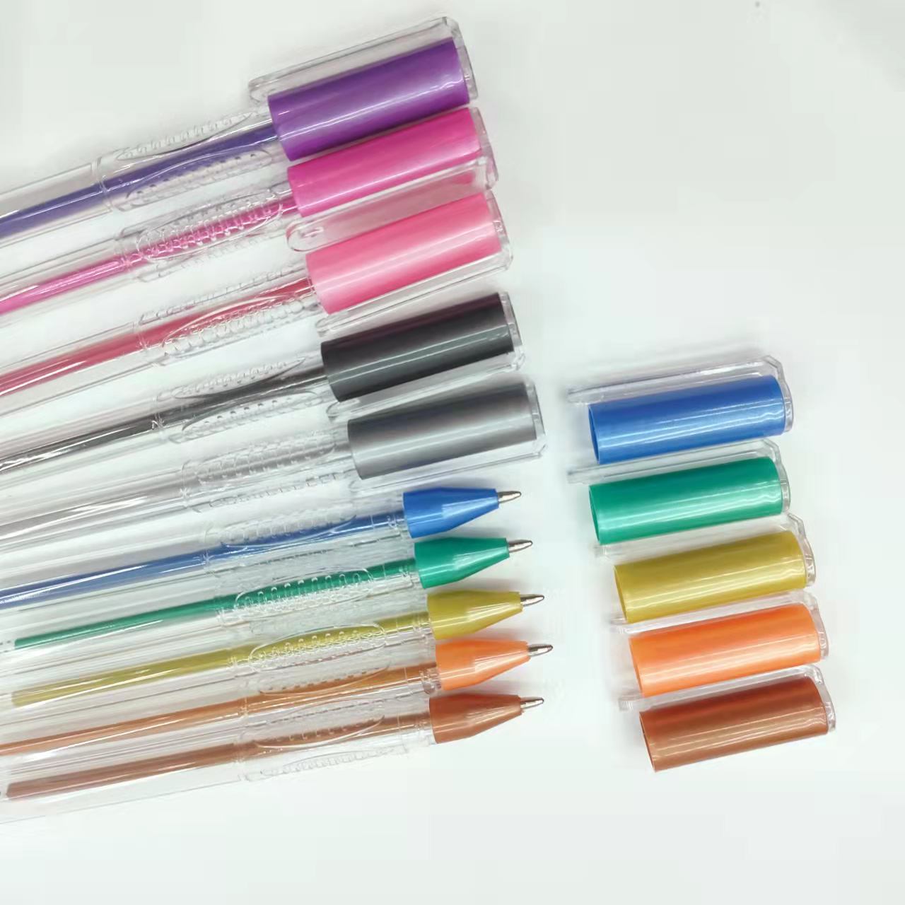 Colorful glittering metal highlighters for children, diy Golden Star Sparkling graffiti drawing, student key marking pen pic 9