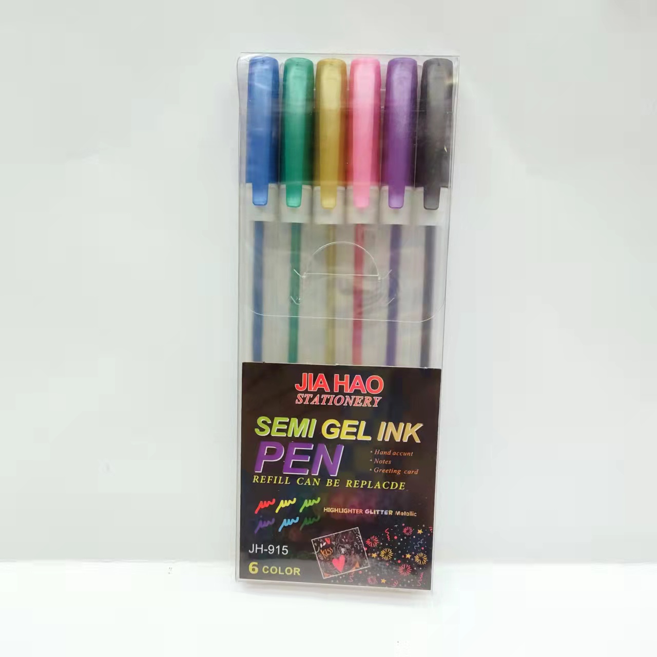 PET colored glittering metal highlighters for children, diy Golden Star Sparkling graffiti drawing, student key marking pens pic 5