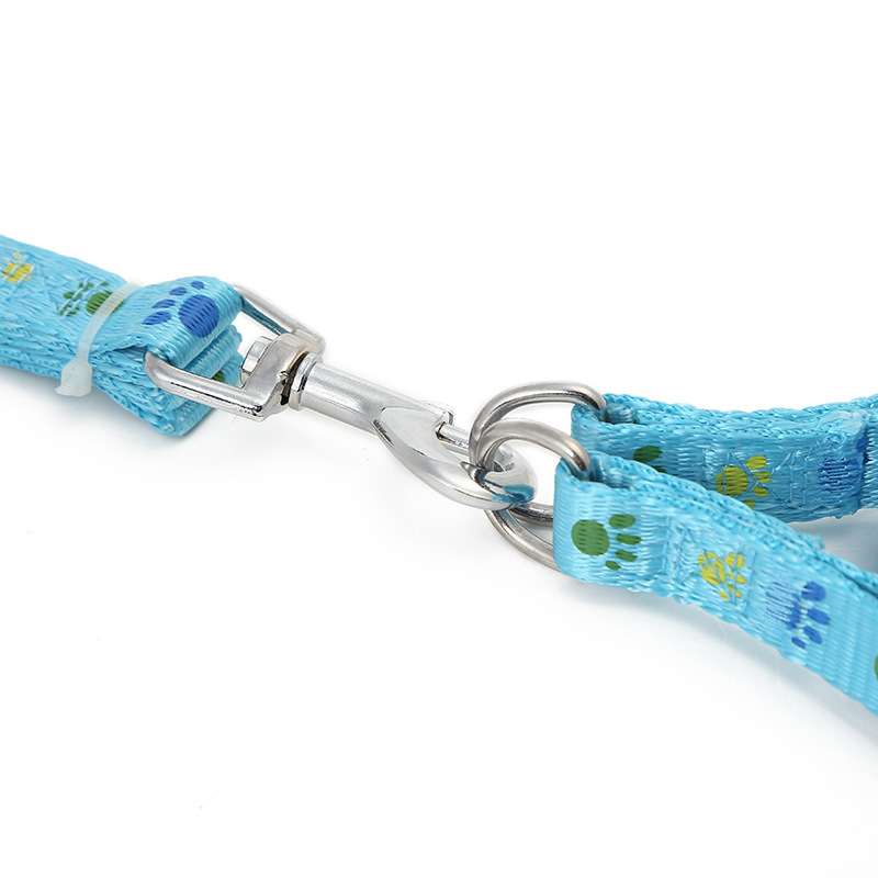 New Dog Chain Decals Dog Leash Economical Pet Leash Polyester Printed Chest Strap Wholesale Application Scenario