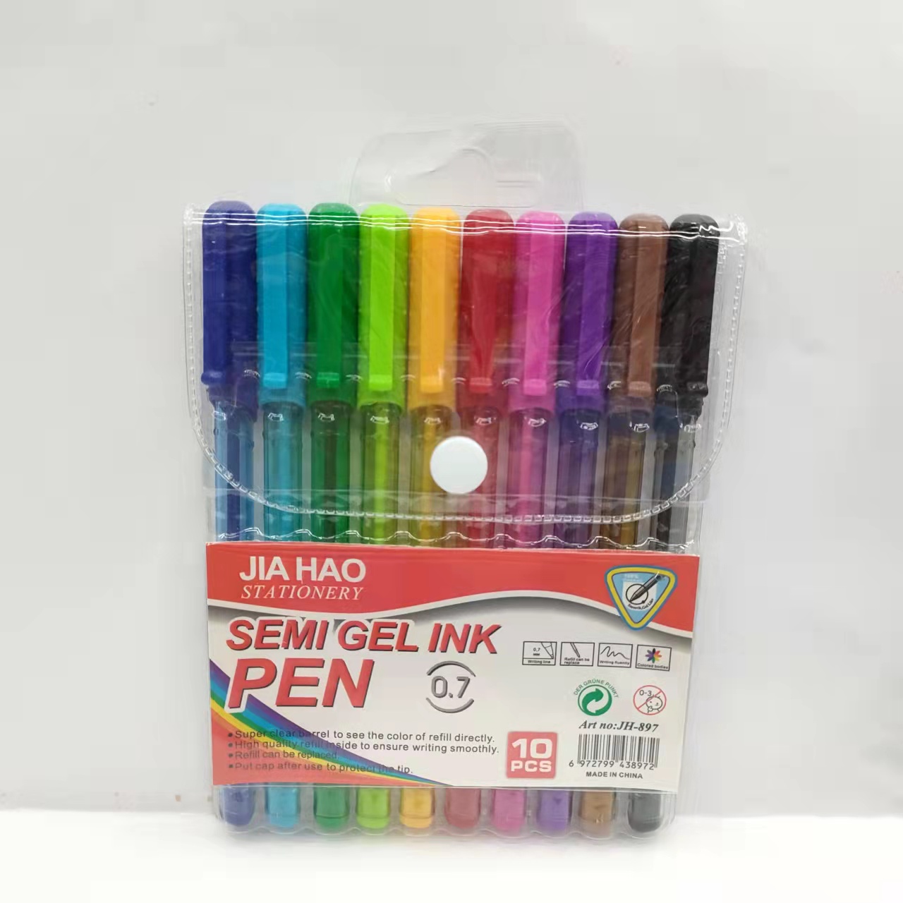 Colorful creative ballpoint pens, PVC writing pens, office signature pens, school supplies pic 1