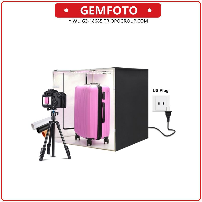 GEMFOTO PN80 80cm Folding Portable 80W 8500LM White Light Photo Lighting Studio Shooting Tent Box Kit with 3 Colors Backdrops Application Scenario