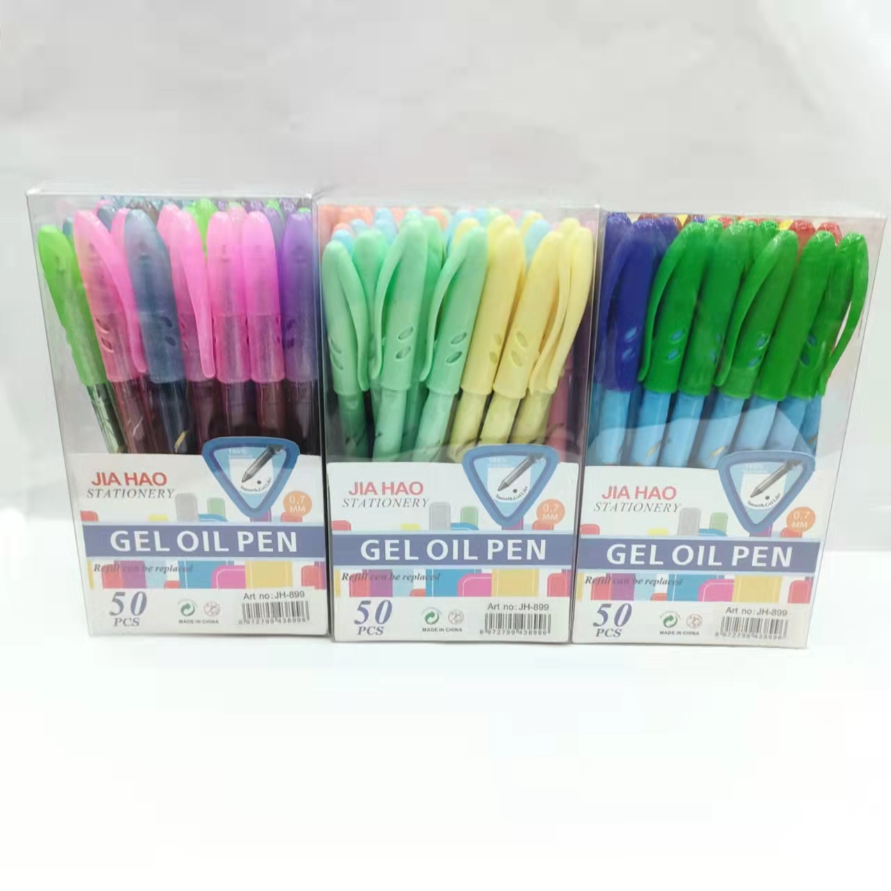 Simple ballpoint pen refills, blue office supplies, stationery, school supplies, student writing tools
