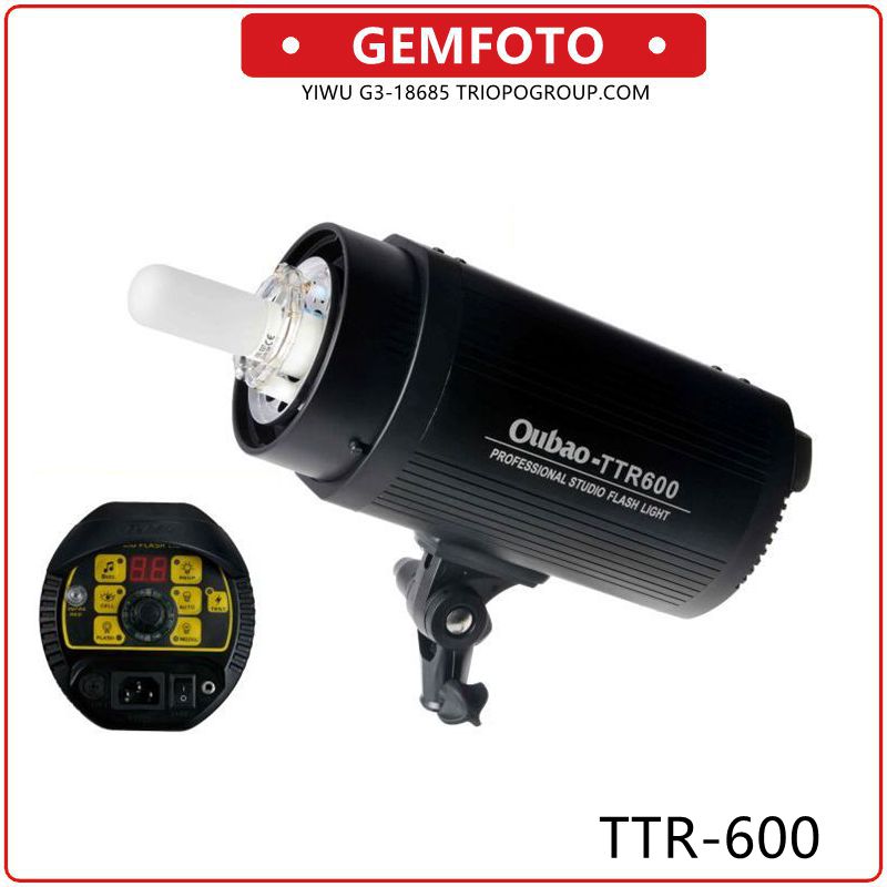 GEMFOTO TTR-600 studio flash light Oubao camera photography