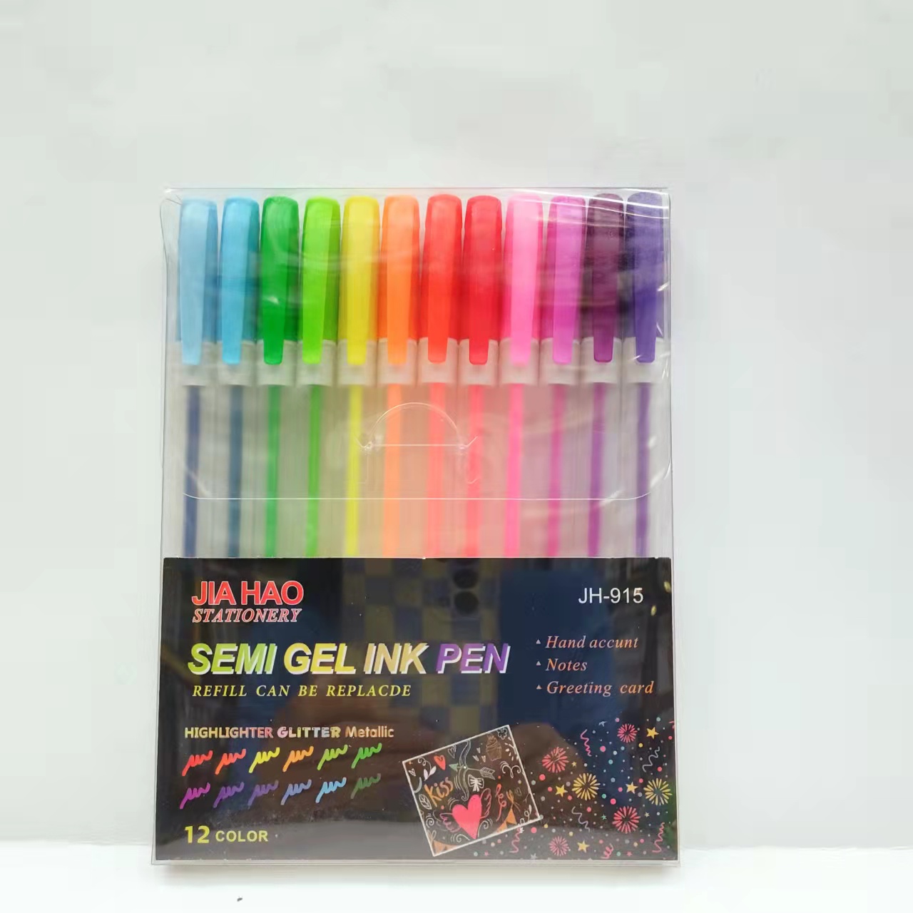 PET colored glittering metal highlighters for children, diy Golden Star Sparkling graffiti drawing, student key marking pens pic 21