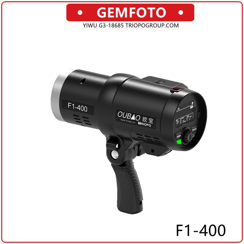 GEMFOTO F1-400 outdoor flash light camera light TRIOPO Oubao light with Li-battery thumbnail