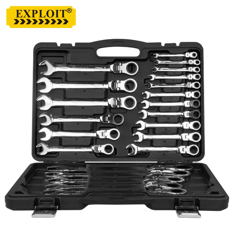 Adjustable Ratchet Wrench Combination Set 22Piece  834359 thumbnail