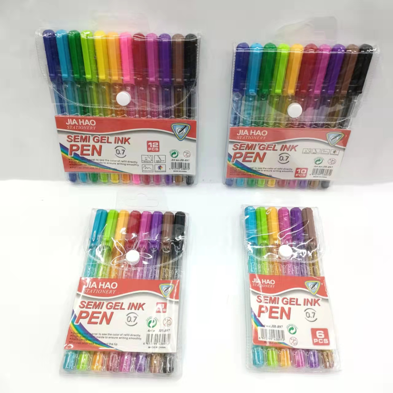 Colorful creative ballpoint pens, PVC writing pens, office signature pens, school supplies