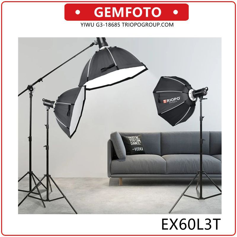 GEMFOTO 60G KIT studio light photography LED lighing
