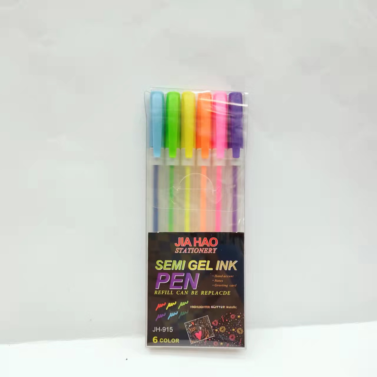 PET colored glittering metal highlighters for children, diy Golden Star Sparkling graffiti drawing, student key marking pens pic 24